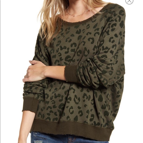 Nwt Rails Theo Olive Green Leopard 